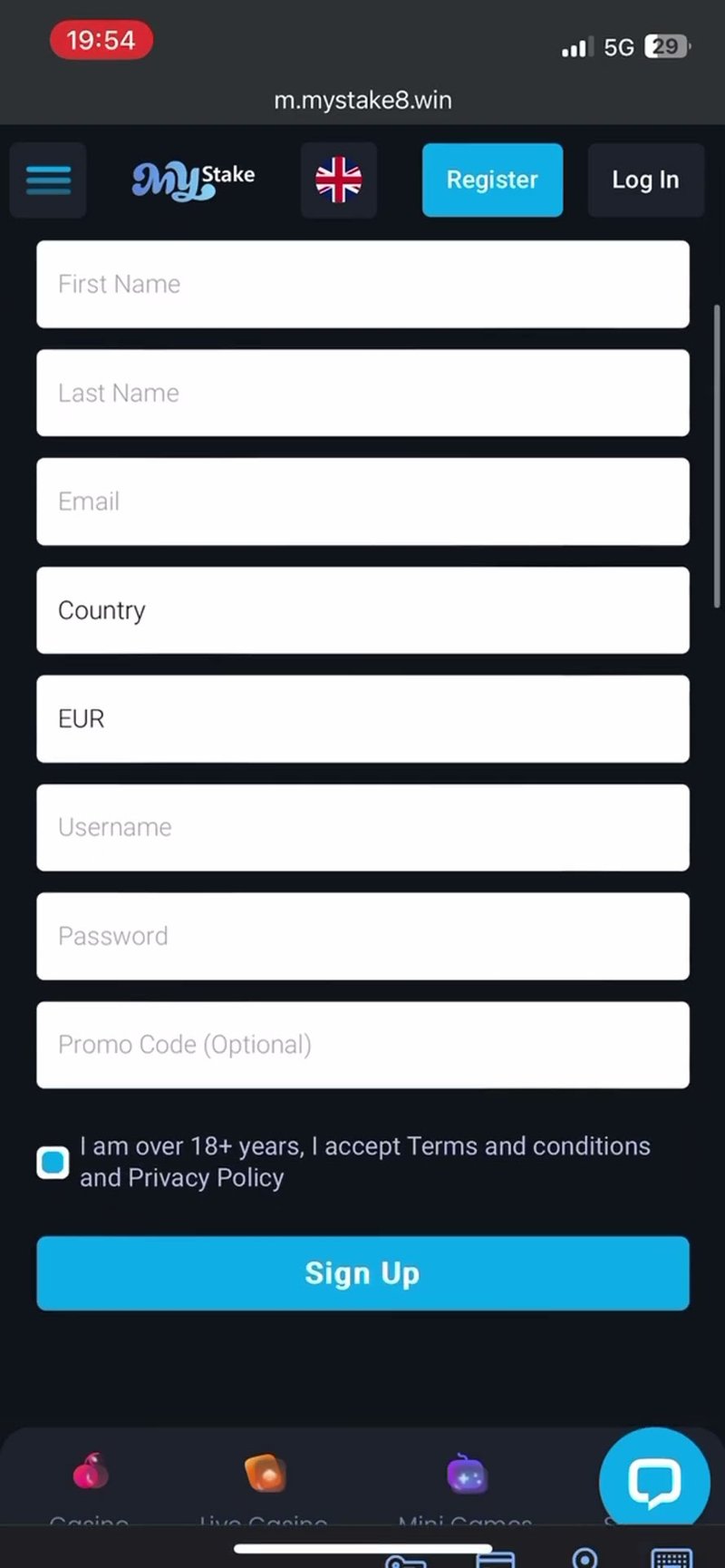 GB - mystake login GB - mystake login